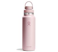 Hydro Flask Water Bottle - Insulated Stainless Steel - Wide Mouth Chug Lid, Non Spill, Leakproof in 40 Oz Trillium Pink