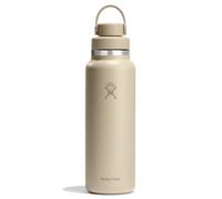 Hydro Flask Water Bottle - Insulated Stainless Steel - Wide Mouth Flex Chug Lid, Non Spill, Leakproof in 40 Oz Oat Tan