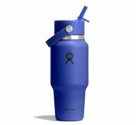 Hydro Flask - Wide Flex Straw Travel Bottle - Water bottle size 710 ml, blue