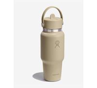 Hydro Flask Wide Flex Straw Travel 710ml Thermal Bottle Beige