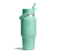 Hydro Flask - Wide Flex Straw Travel Bottle 710 ml (24 oz) - Leakproof, Insulated, Cupholder Compatible - Keeps Drinks Cold 24 Hrs - Flex Straw Cap - Mermaid Green