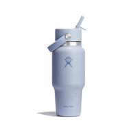 Hydro Flask - Wide Flex Straw Travel Bottle 710ml (24 oz) - Leakproof, Insulated, Cupholder Compatible - Keeps Drinks Cold 24 Hrs - Flex Straw Cap - Surf