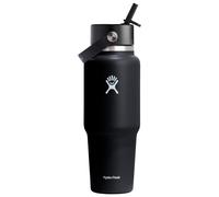 Hydro Flask - Wide Flex Straw Travel Bottle - Water bottle size 710 ml, black