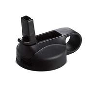 HYDRO FLASK - Wide Mouth Straw Lid - Flask Lid with Honeycomb Insulation and Finger Loop for Easy Carrying - BPA-Free and Toxin-Free - Dishwasher Safe - Black