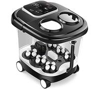Hydro Foot Bath Massager - Heating Foot Spa with Deep Kneading Shiatsu Massage Ball Vibration, Bubble, Digital Adjustable Temp