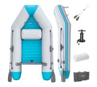 Hydro-Force Corinth Elite 2 Person Inflatable Boat Set, Blow Up Boat, Inflatable Tender Set with Oars, Hand Pump and Carry Bag