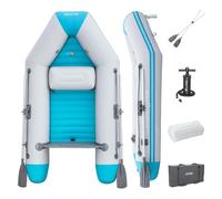 Hydro-Force Corinth Elite 2 Person Inflatable Boat Set, Blow Up Boat, Inflatable Tender Set with Oars, Hand Pump and Carry Bag