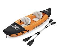 Hydro Force Lite-Rapid Kayak, 2-Person Inflatable Kayak, Includes Pump, Oars and Detachable Seat, Orange