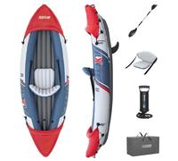 Bestway Hydro-Force Rapid X1 Inflatable Kayak, Inflatable 1 Person Kayak Set with Hand Pump and Carry Bag