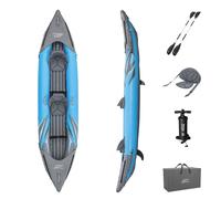 Bestway Hydro-Force Surge 2 Persons Inflatable Raft | Inflatable Boat with Hand Pump, Oars, Seats, Gear Pouch, Carry Bag, Two-Seater
