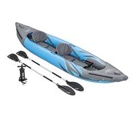 Bestway Hydro-Force Surge 2 Persons Inflatable Raft | Inflatable Boat with Hand Pump, Oars, Seats, Gear Pouch, Carry Bag, Two-Seater