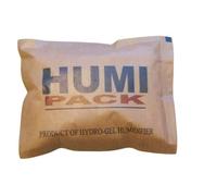 Hydro-Gel Humidifier Humi-Pack 60gr Cigar Humidor Humidifier - 72%RH Humidity Control - Convenient & Easy All In One Solution For Humidification Brown Pack 5.30x3.70.0.80