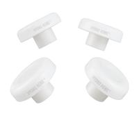 Hydro Home Plastic Bumper Kit for Toilet Seat, 4 Pcs, White, Made in Italy