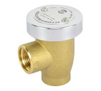 HYDRO MASTER Water Anti-Siphon Vacuum Breaker, 1/2 in., Brass Body & Chrome-Plated Cap, LF Brass.