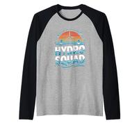 Hydro Squad Renewable Energy Water Raglan Baseball Tee