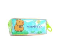 Hydrochoerus Oriented Glowing Writing Materials Case Capacious Interior Smooth Slide Cosmetic Planner Bag Large Capacity Slide Pencil Bag