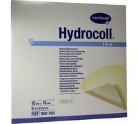 Hydrocoll Thin Wound Dressings 15 x 15 cm, Pack of 5