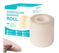 Hydrocolloid Bandages Roll - Cut-to-Size, Medical Grade Hydrocolloid Roll, Hydrocolloids Rolls Tape, Ultra Absorbent, Flexible & Waterproof (5cm*3m)