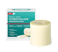 Hydrocolloid Bandages - Waterproof Strips Hydrocolloid Dressing | Peel-and-Apply Scar Sheets with Elastic Joint-Conforming Flexibility | Scar Tape for Burns, Blisters, and Sensitive Skin