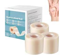 Hydrocolloid Blister & Chafing Roll -3.6m Cut-to-Size Waterproof Tape, Self-Adhesive Friction Protection for Feet, Hands, Sports | Prevents Blisters，Ultra Absorbent, Waterproof, Home Essential (A-3PC)