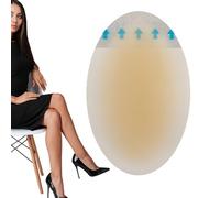 Hydrocolloid Blister Cushions - 2.36x0.79 Inch Heel, Adhesive Foot Patches, Toe Sleeves, Small Oval Blister Care, Breathable Waterproof | Prevention Tape for Recovery Runners Office Work