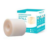 Hydrocolloid Dressing Roll, Hydrocolloid Roll for Wound Care, Self-Adhesive Wound Dressing Pads, Cuttable, Highly Absorbent Dressing Tape, Home Essential (5cm×2m/1.97in×6.56ft)