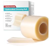 Hydrocolloid Dressings 5cm x 3.6m, Hydrocolloid Dressing Roll for Wound Care, Supports Natural Healing, Ultra Absorbent, Reduces Friction, Breathable, Home Essential