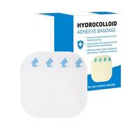 Hydrocolloid Gel Bandages,Hydrocolloid Sheets - Flexible Cutting Waterproof Patch 5 Sheets for Sensitive Wound Incision Care Scar Cuts Travel Swimming