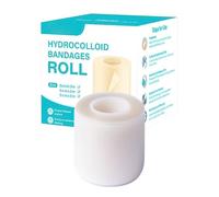 Hydrocolloid Gel Bandages,Width 1.96in Burn Bandages | Flexible Cutting Wound Patch for Sensitive Skin Heel Toe Foot Face Cuts Pimple Scar Incision