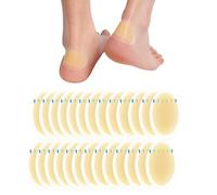 Hydrocolloid Gel Blister Bandages Pads - Promifun Blister Cushions - Water Resistant Hydrocolloid Bandage for Foot, Toe, Heel - Gel Blister Bandages for Prevention & Recovery (26 ct, Heel Pack)
