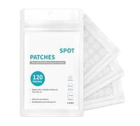 Hydrocolloid Patches - 3 Sizes 120 Count Spot Cover Stickrs - Waterproof Breathable Invisible Spot Patches Centella Asiatica & Tea Tree Oil - Absorbs Secretions for Oily Skin