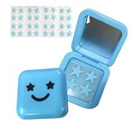 Hydrocolloid Pimple Patches, Cute Star Shaped Acne Zit Covers, Big Blue Compact, Helps Visibly Shrink And Soothe Spots, Cute Star Shape, Vegan, 32 Count