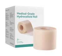 Hydrocolloid Plaster Roll, 5 cm x 5 m Hydrocolloid Bandages, Silicone Scar Plasters for Wound Care, Self-Adhesive Scar Spots, Quick Wound Healing Patch for Wound Dressings and Heel Plasters
