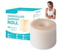Hydrocolloid Roll 5cm x 3m, Waterproof Bandages Tape Extra Large Hydrocolloid Patch Cut-to-Size Friction Protection Patch for Wound Care