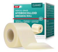 Hydrocolloid Roll 5cmx3.6m, Hydrocolloid Dressings Roll, Plasters, Tape, Waterproof, Cut-to-Size, Self-Adhesive, Ultra Absorbent