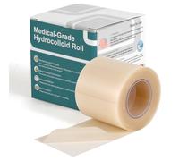 Hydrocolloid Roll, 5x360cm/2x141.7in Ultra-Thin 0.3mm Hydrocolloid Patches Self-Adhesive Waterproof & Breathable Bandage Tape for Cuts Minor Skin Irritations