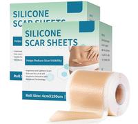 Hydrocolloid Roll Bandages Dressing for Wounds: Large Waterproof Hydrocolloid Patch Tape,Absorbs Excess Moisture Waterproof,Breathable & Comfortable (2PCS)