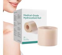 Hydrocolloid Roll for Wound Care - 5x5cm/1.97x1.97 Inches, Waterproof Cuttable Pad, Extra Large Hydrocolloid Patch Bandages with Self-Adhesive, Ultra Absorbent, Waterproof, for Blisters, Minor