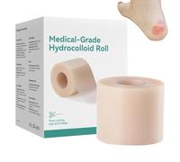 Hydrocolloid Roll for Wound Care, Cuttable Hydrocolloid Bandages, 5cm x 500cm Extra Large Self-Adhesive Patch Bandages for Burn, Blister, Acnes Care, Flexible, Ultra Absorbent, Sterile and Waterproof