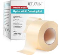 Hydrocolloid Roll for Wound Care, Hydrocolloid Patches Bandages, Self-Adhesive Waterproof Hydrocoloid Dressing Tape, Flexible & Skin-Friendly Bandage Patch for Blisters,Acne,Minor Wounds, 5CM*3.6M