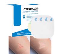 Hydrocolloid Roll for Wound Care | Hydrocolloid Sheets,Flexible Cutting Waterproof Patch 5 Sheets for Sensitive Wound Incision Care Scar Cuts Travel Swimming
