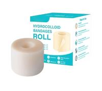 Hydrocolloid Roll for Wound Care, Waterproof Dressing Tape Scar Tape for Surgical Scars, Cut-to-Size, Extra Large Hydrocolloid Patch Bandages, Bandage Patch for Blisters, Minor Wounds