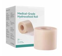 Hydrocolloid Roll, Medical Grade Hydrocolloid Tape Roll for Wound Care, Hydrocolloid Bandages, Self-Adhesive, Extremely Absorbent, Waterproof, Indispensable for The Household(5cm*3.6m)
