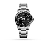 Longines Mens Hydro Conquest Black Dial Watch L3.780.4.56.6
