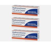 Hydrocortisone Cream 1% w/w Bite & Sting Cream - Mosquito & Bee Sting Relief, Itchy Skin & Redness Solution | 3 × 10g Tubes | HydraSole Bundles - Packaging May Vary