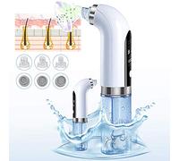 Hydrodermabrasion Facial Kit for Women, Electric Small Bubble Black Head Remover Suctioner Vacuum USB Rechargeable, Water Cycle Blackhead Extractor Tool, Micro Bubble Face Vacuum Pore Cleanser
