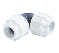 Hydrodiff Hydrodif Mdpe 32mm Compression 90 Degree Elbow Polypropylene With Acetal Grip Ring And Nitrile O Ring Wras Approved