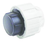 Hydrodiff Hydrodif Mdpe Compression End Cap 32mm - Polypropylene, Acetal Grip Ring, Nitrile O-Ring