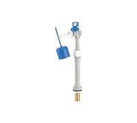 HYDROFLO Bottom-Entry Fill Valve 1/2", Plastic Body & Brass Shank, Height: 80mm, Suitable for High & Low Pressure Systems, 1 in Pack