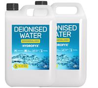 HYDROFYX 10L (2 x 5L) Deionised Water - Demineralised, Low Conductivity - Fast Dispatch - For Irons, Steam Cleaners, Car Batteries, Radiators & Cleaning